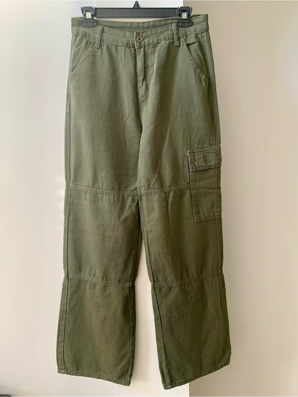 Olive Green Lightweight Cargo Pants